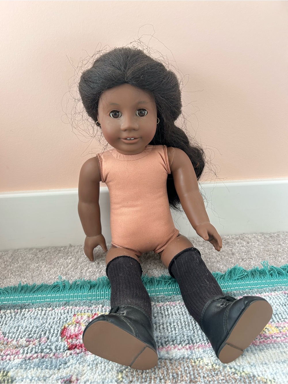 American Girl Pleasant Company Addy Vintage 90’s Edition Doll- socks and shoes